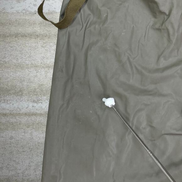 Vintage 90s Military Waders Mens L Green 100% Polyvinyl Chloride Waterproof - Picture 7 of 8